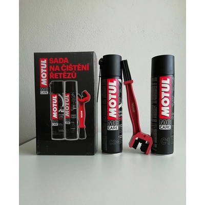 Motul C1 Chain Clean 400 ml + C2+ Chain Lube Road Plus 400 ml