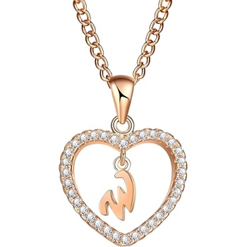 HARAHU Колие Писмо - w / Златна kp5206 (5206)