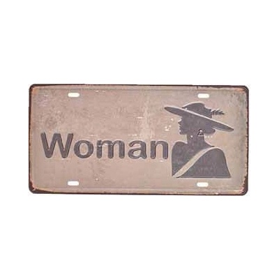 Ceduľa značka Woman Toilet