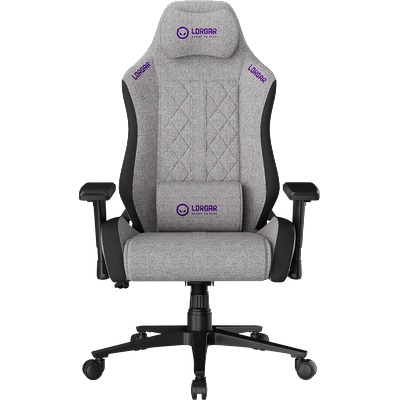 LORGAR Геймърски стол LORGAR CHA41, Ergonomic Gaming Chair Advanced, premium anti-stain fabric, Grey (LRG-CHA41-GY)
