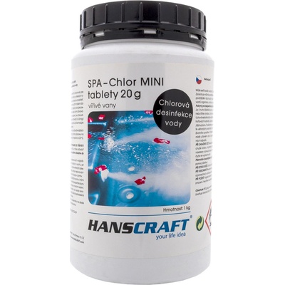 HANSCRAFT SPA Chlór MINI tablety Mini 1 kg