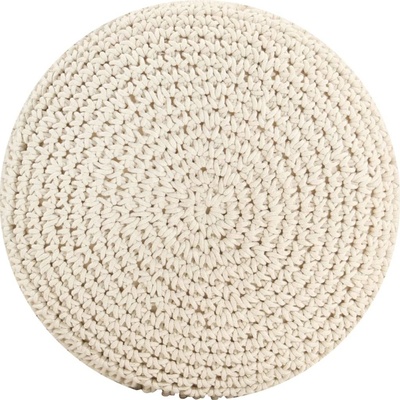 vidaXL Ručně vyrobený sedací puf macramé 45 x 30 cm bavlna [324002]