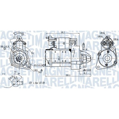 Štartér MAGNETI MARELLI 063721527010