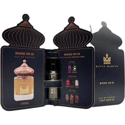 Matin Martin Rose Oud parfémovaná voda unisex 2 ml vzorek