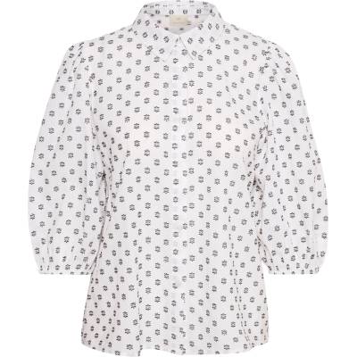 KAFFE Блуза 'Janni' бяло, размер 44