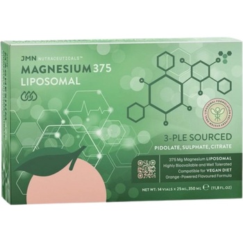 JMN Nutraceuticals Liposomal Triple Magnesium | with Pidolate, Sulfate & Citrate [14 x 25 мл] Ябълка