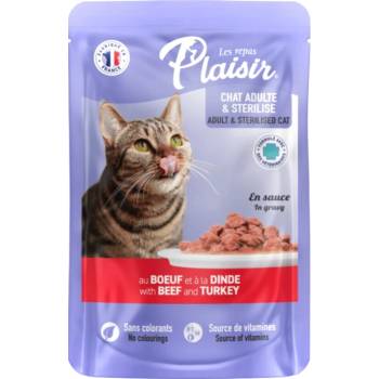 Plaisir Cat hovädzie & morčacie 100 g
