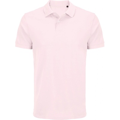 Sol´s Collection polokošile Pacific piqué těžká bavlna krátký rukáv unisex COT25443913501-pale pink