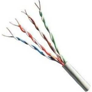 Wiretek 5-метрова ролка за стенен кабел CAT5. E UTP (N5UBG24-305M) (N5UBG24-305M)