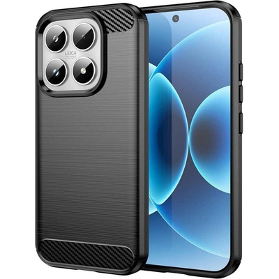 GKK Противоударен Калъф за Xiaomi 17, Premium Carbon Case, Черен (5966011890071)