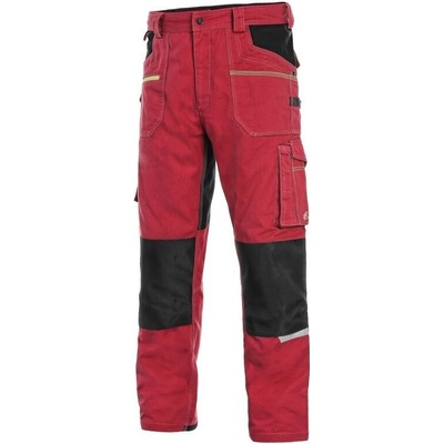 CXS Stretch kalhoty červeno-černé