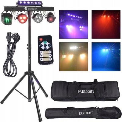 LIGHT4ME Belka Laser Stroboskop LED PAR Derby UV