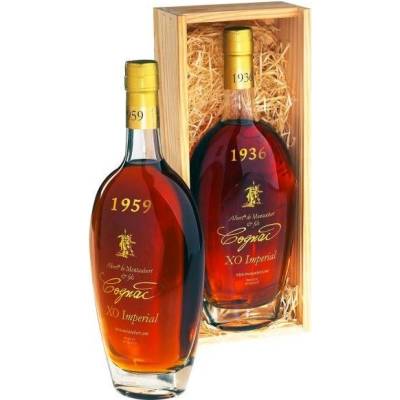 ALBERT DE MONTAUBERT COGNAC 1959 40% 0,7 l (Dřevěný obal)