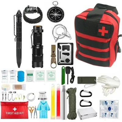 DRAGOWA Tactical комплект за първа помощ Fjord, червен (DRG090.RED)