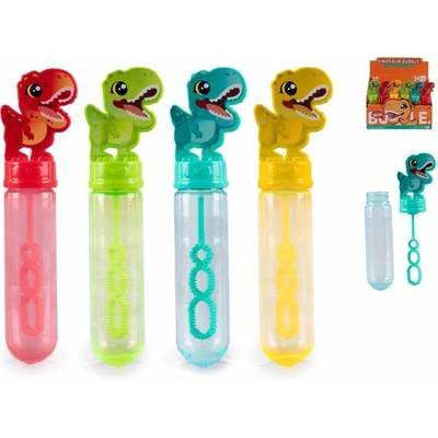 Bublifuk 14cm s dinosaurom 4farby