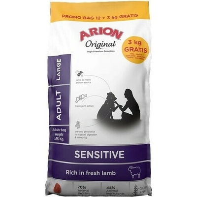 Arion Original Sensitive adult velké jehněčí rýže 15 kg