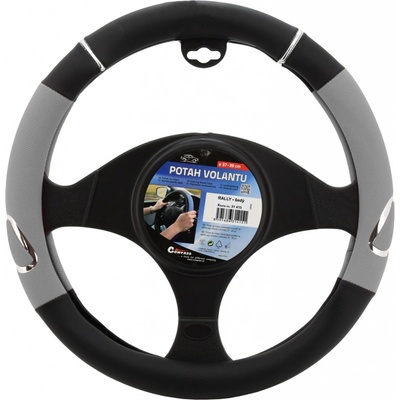 Compass Potah volantu RALLY šedý