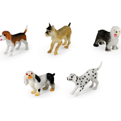 Rappa Комплект фигурки Rappa - Кучета, 5 броя, 7-8 cm (380024)