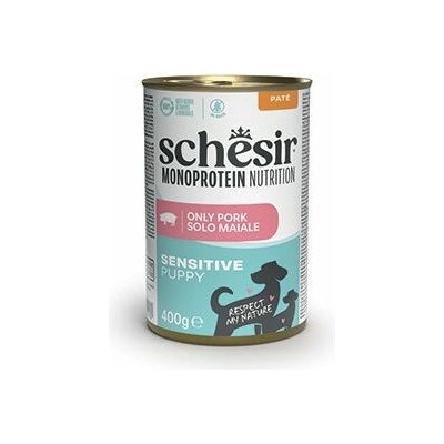 Schesir Dog Monoprotein Puppy šunka paté 400 g