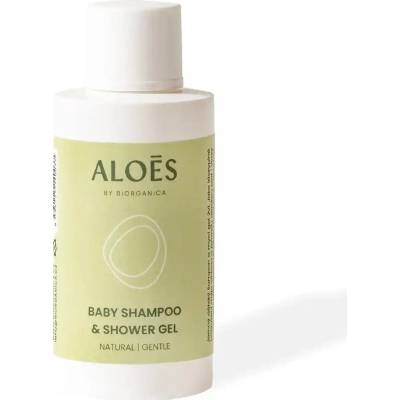Aloés Pečující vlasový a tělový šampon pro děti BIO 50 ml