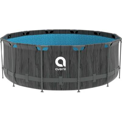 Avenli Steel Super Black Wood 366 x 122 cm