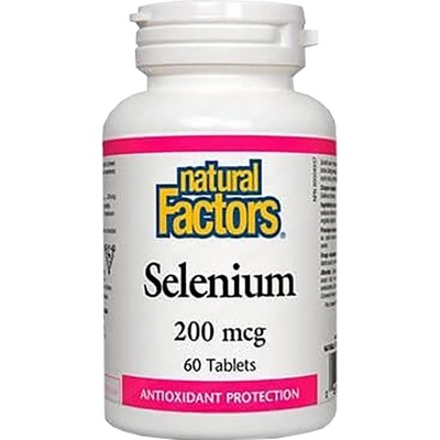 Natural Factors Selenium 200 mcg [60 Таблетки]