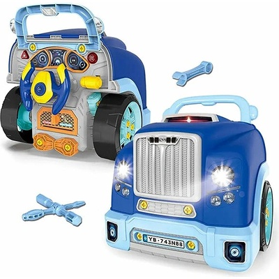Bavytoy Autodílna TRUCK modrý dětská sada automechanik