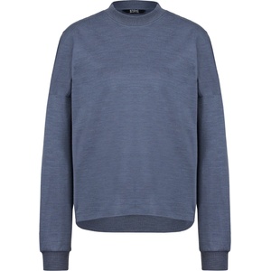 Stoic Дамски вълнен пуловер Stoic Women's MerinoTerry250 BaraSt. Pullover Merino jumper - Ocean Blue / Melange - размер XS (105-7181-0211)