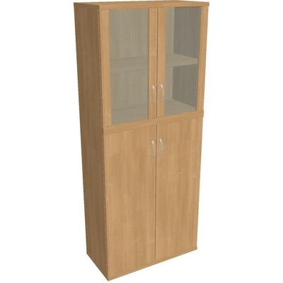 Office Pro Hobis skriňa policová dverová - S 5 80 08, dub