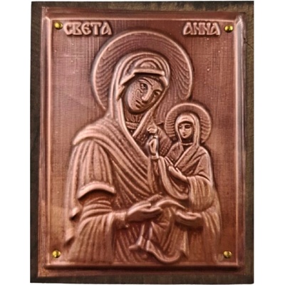 МЕДНА ИКОНА ЗА ЗАЩИТА СВЕТА АННА