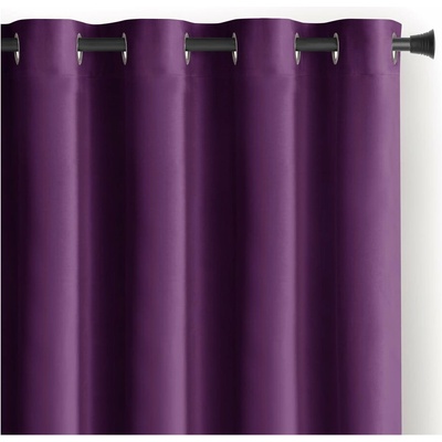 Fialový zamatový dimout záves 140x270 cm Eyelets – Restilo