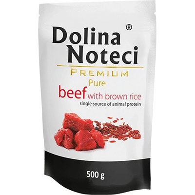 Dolina Noteci Premium Pure Beef с кафяв ориз 500 г