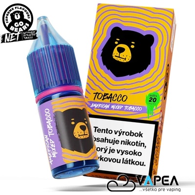 Go Bears Tobacco American Mixed 10 ml 20 mg