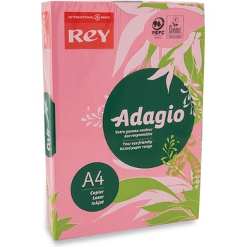 Image 1 of REY Копирна хартия Rey Adagio Candy, A4, 80 g/m2, розова, 500 листа