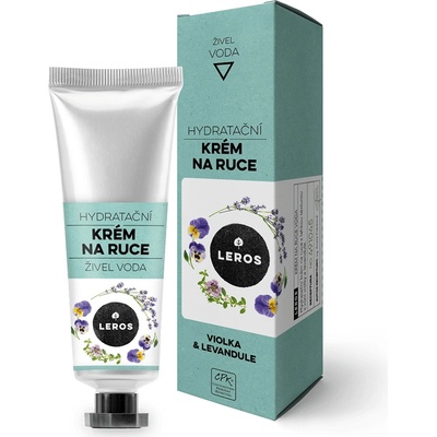 LEROS HYDRATAČNÍ KRÉM NA RUCE ŽIVEL VODA s fialkou a levandulí 30 ml