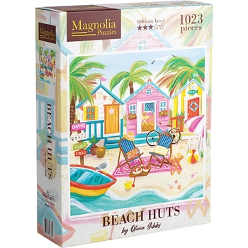 Magnolia Пъзел Magnolia от 1023 части - Плажни къщички (3474)