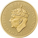 Investiční zlato The Royal Mint zlatá mince 100 Pounds Britannia King Charles III 1 oz