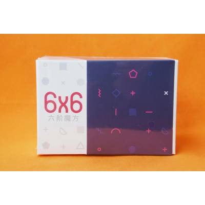 Rubikova kostka 6x6x6 YJ MGC Magnetic černá