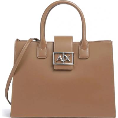 Armani Exchange Won umělá kůže hnědá