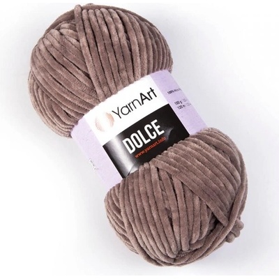 Pletací příze YarnArt DOLCE 765, 100g/120m Hnědá světlá