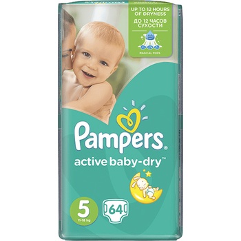 Pampers Active Baby 5 64 ks