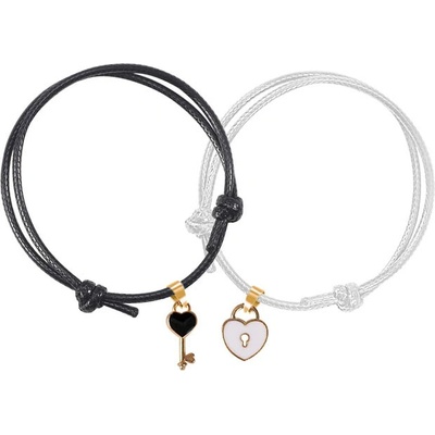 BudNej náramky pre páry zámok lásky MN3054