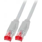 MegaD RJ45 пач корда категория 6а Draka, 500 MHz, сива, EFB (15 м) (K8051.15)