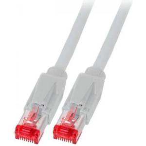 MegaD RJ45 пач корда категория 6а Draka, 500 MHz, сива, EFB (15 м) (K8051.15)