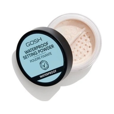 Gosh Waterproof Setting Powder vodeodolný fixačný púder 001 Transparent 7 g