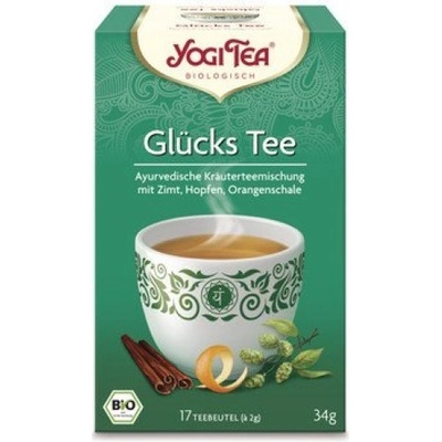 Yogi Tea Bio Čaj pro štěstí 6 x 17 pytlíků