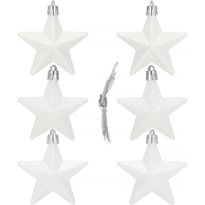Springos CA1147 VIANOČNÉ OZDOBY HVIEZDIČKY 6 KS.