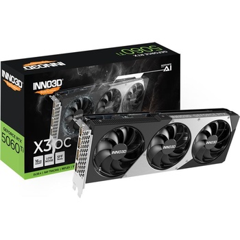 Image 1 of Inno3D GeForce RTX 5060 Ti X3 OC 16GB GDDR7 128bit (N506T3-16D7X-191073L)
