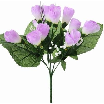 Umelá kytička krokusy bledofialová 25 cm