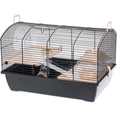 INTER-ZOO Pet Products Kлетка за гризачи VICTOR II PLUS - 50 x 33 x 33 cm ЧЕРНА